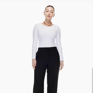 Babaton Contour Crew Long-sleeve bodysuit NWT size Medium